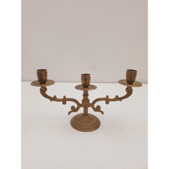 Vintage candelabra candle holders/ 3 arm candelabras/ candelabra perfect for - Picture 2 of 10